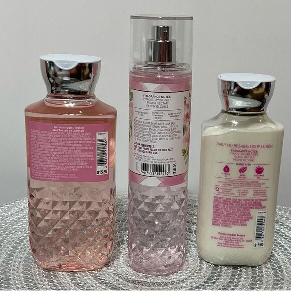 BBW Gingham Gorgeous Fragrance Mist, Body Lotion and Shower Gel set of 3 NWT - Picture 2 of 2